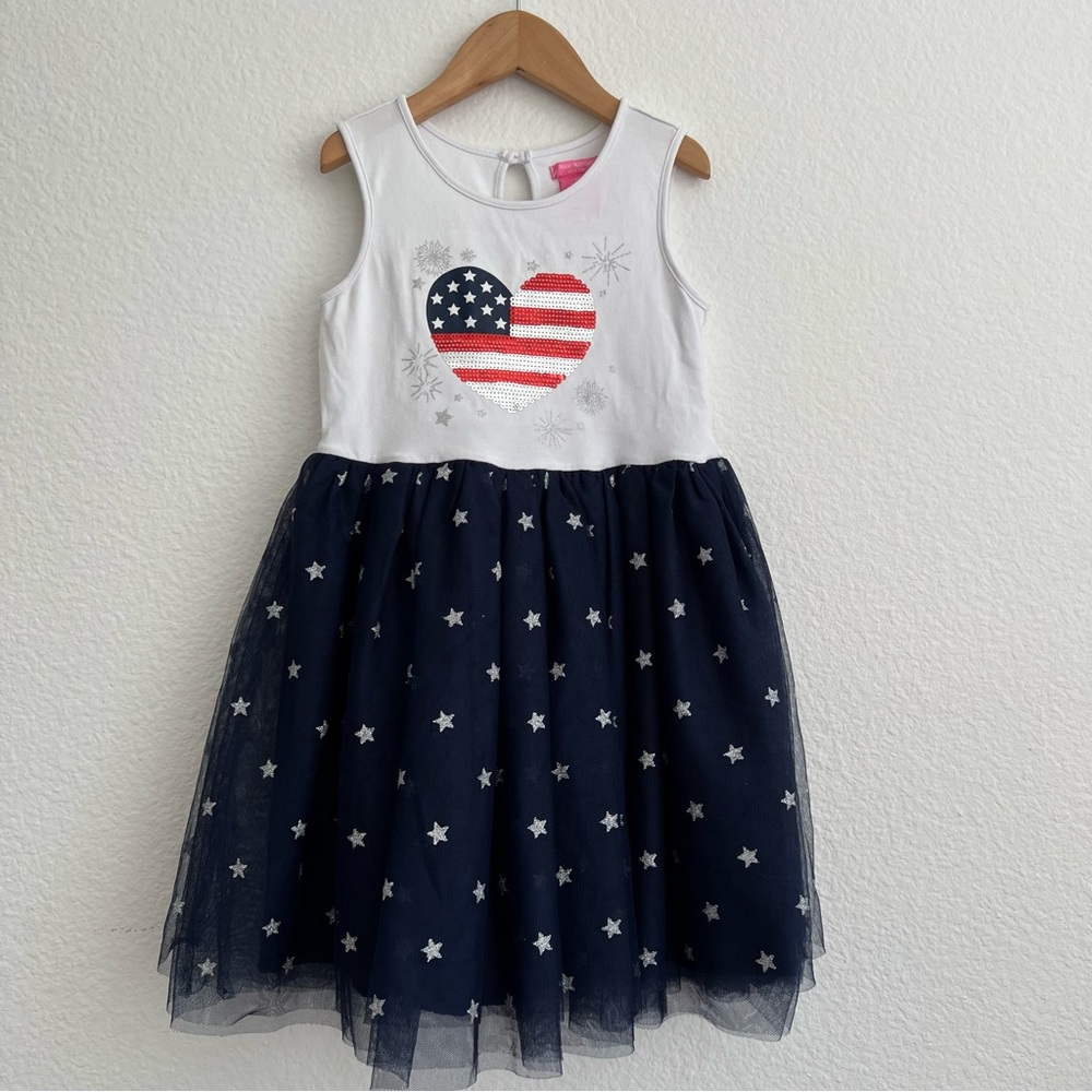 Isaac Mizrahi Girls Red, White and Blue Dress